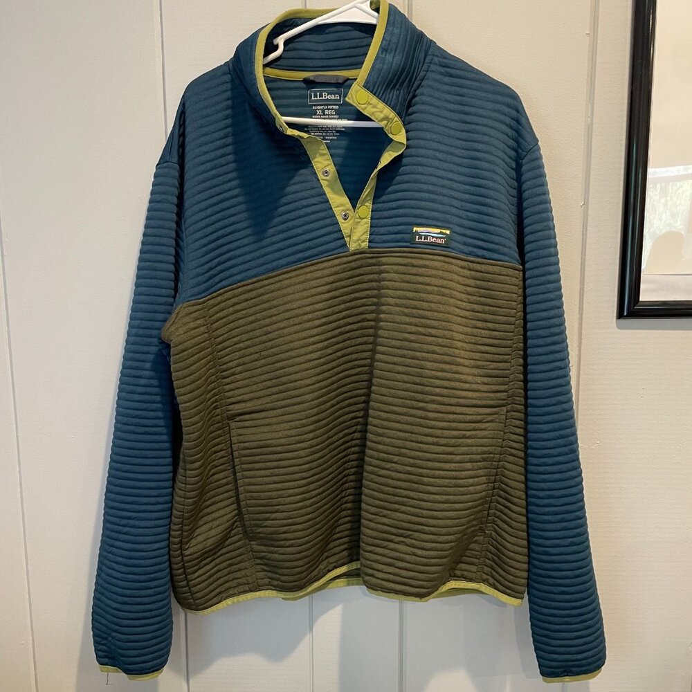 🥾 LL Bean Knit Pullover Quarter-Zip 🥾 Mens XL